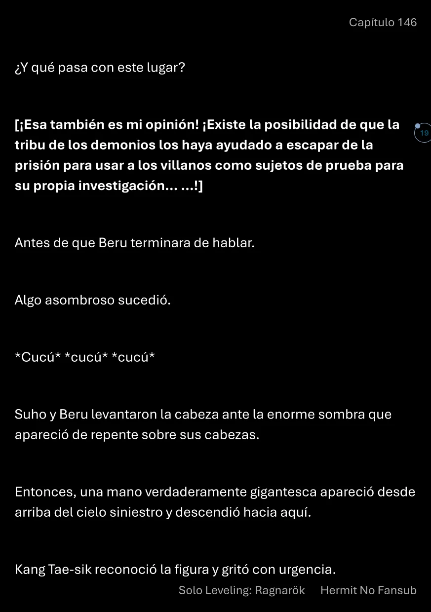 Página 20 del Manga