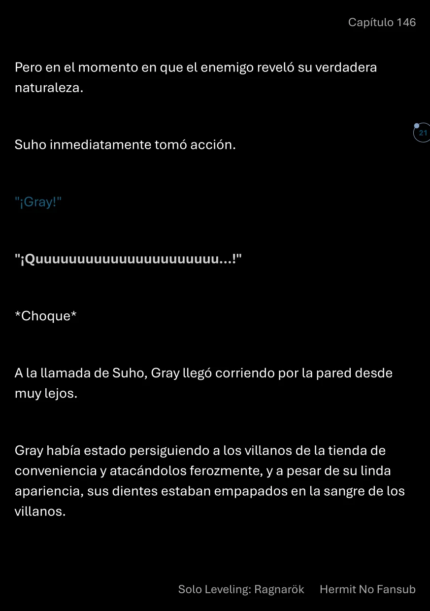 Página 22 del Manga