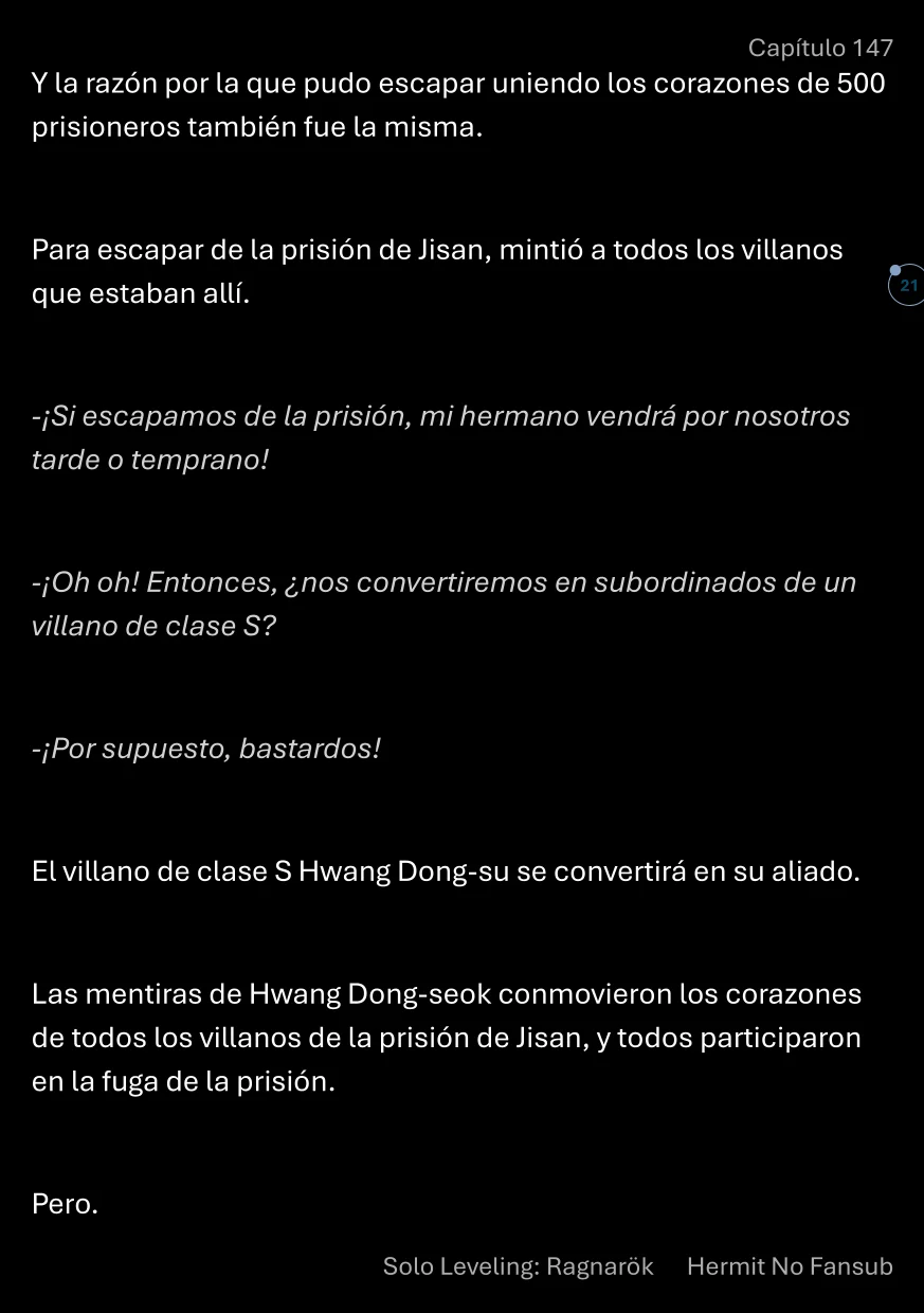 Página 22 del Manga