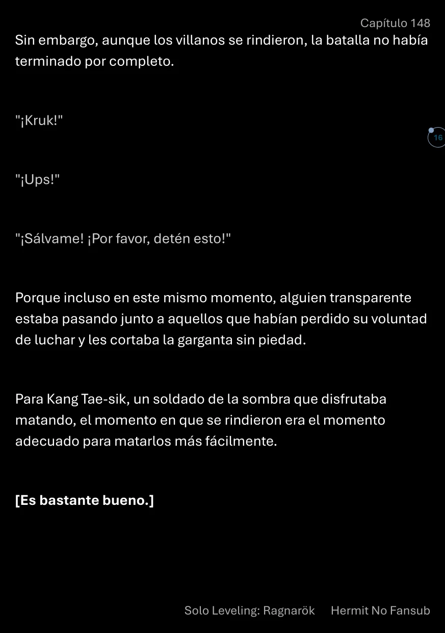 Página 17 del Manga