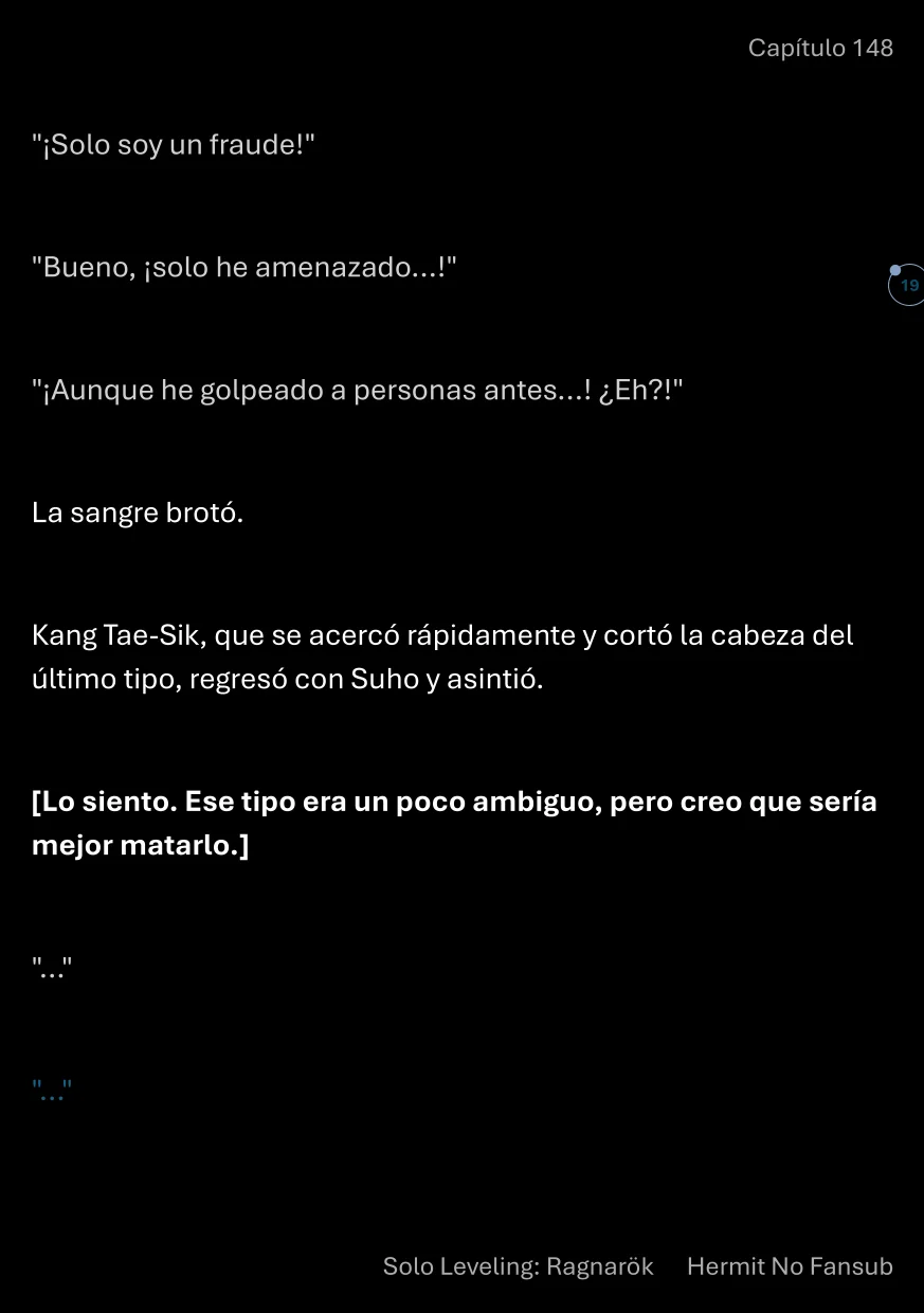 Página 20 del Manga