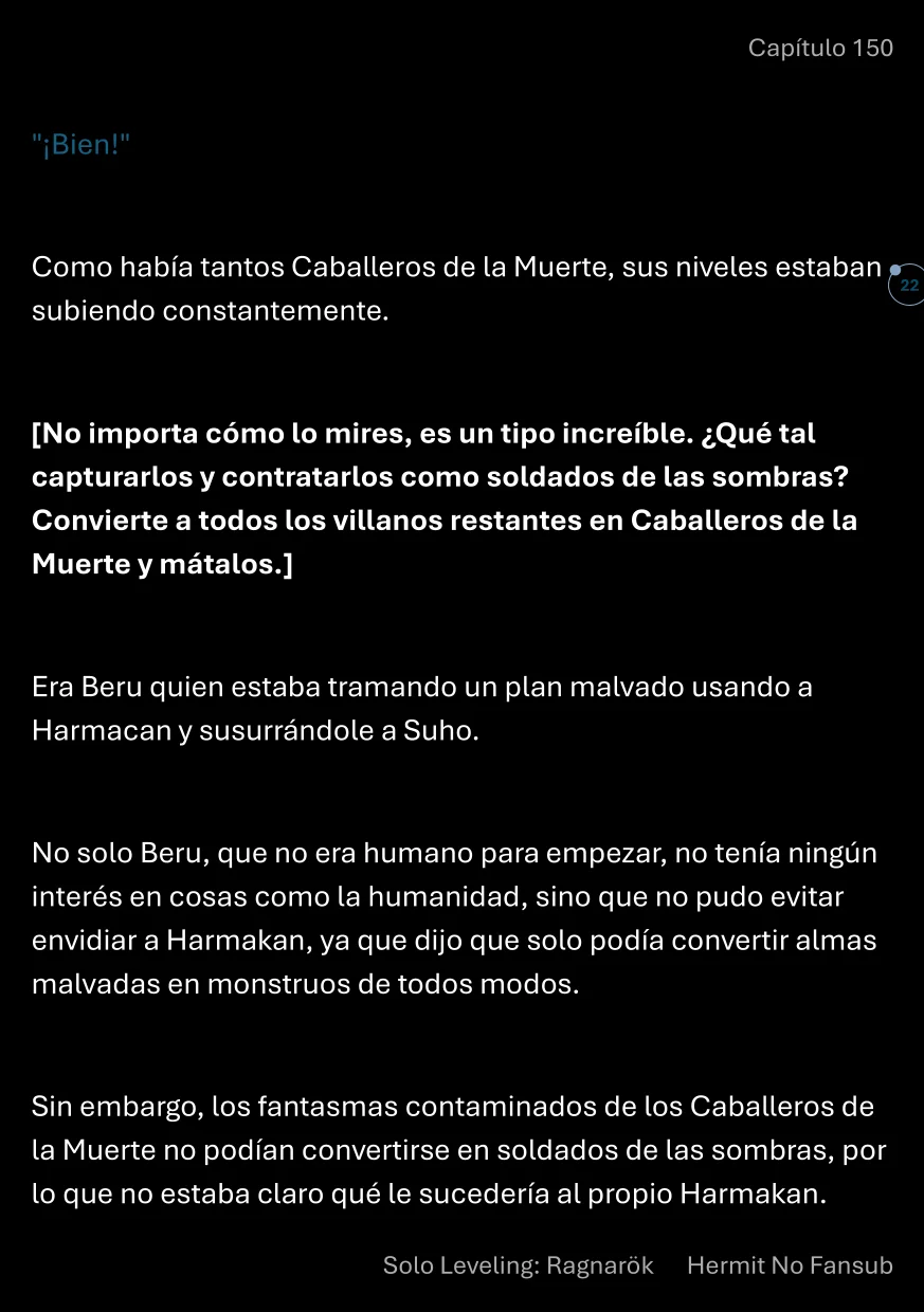 Página 23 del Manga