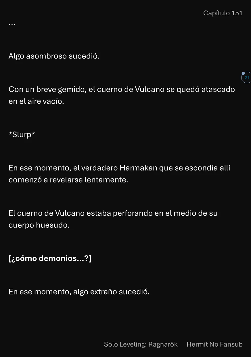 Página 22 del Manga