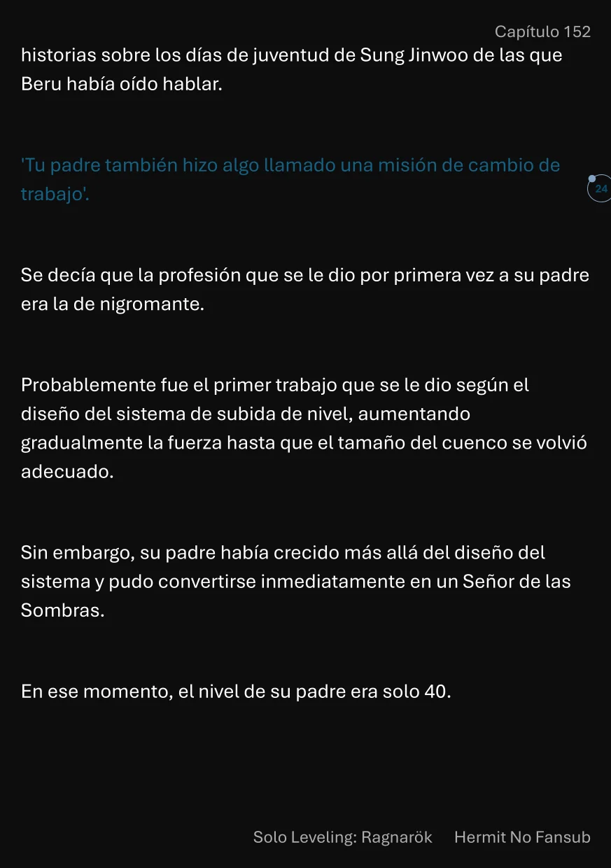 Página 25 del Manga