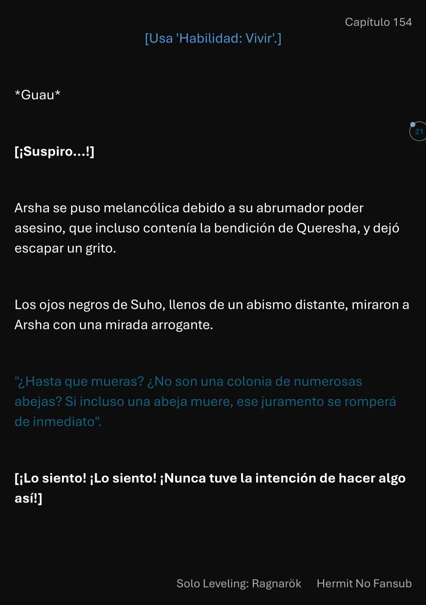 Página 22 del Manga