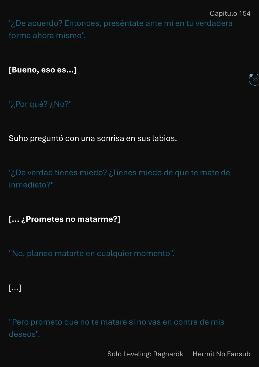 Página 23 del Manga