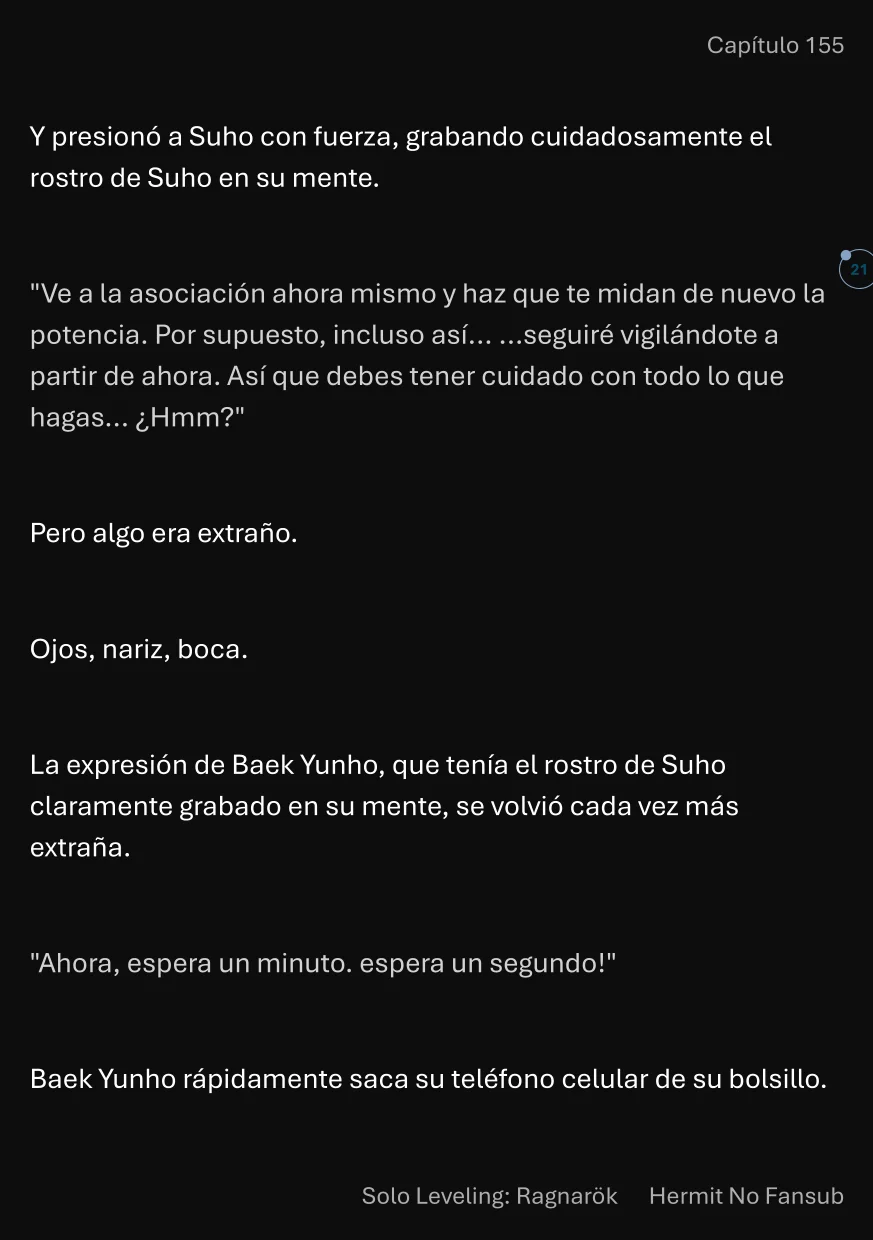 Página 22 del Manga