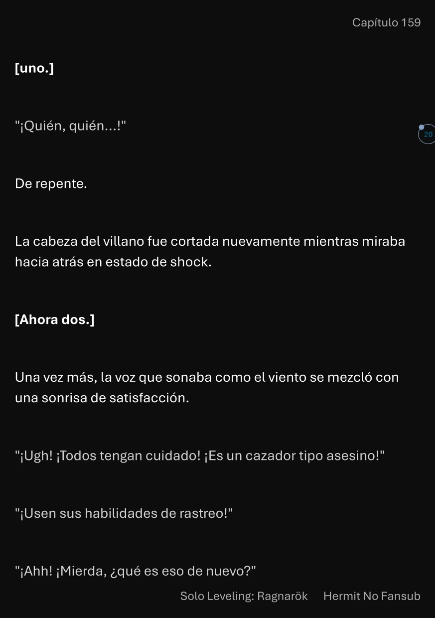 Página 21 del Manga