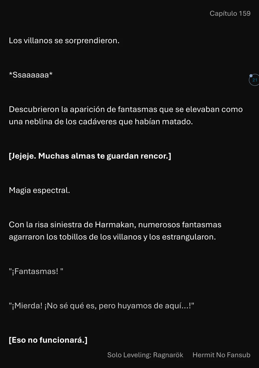 Página 22 del Manga