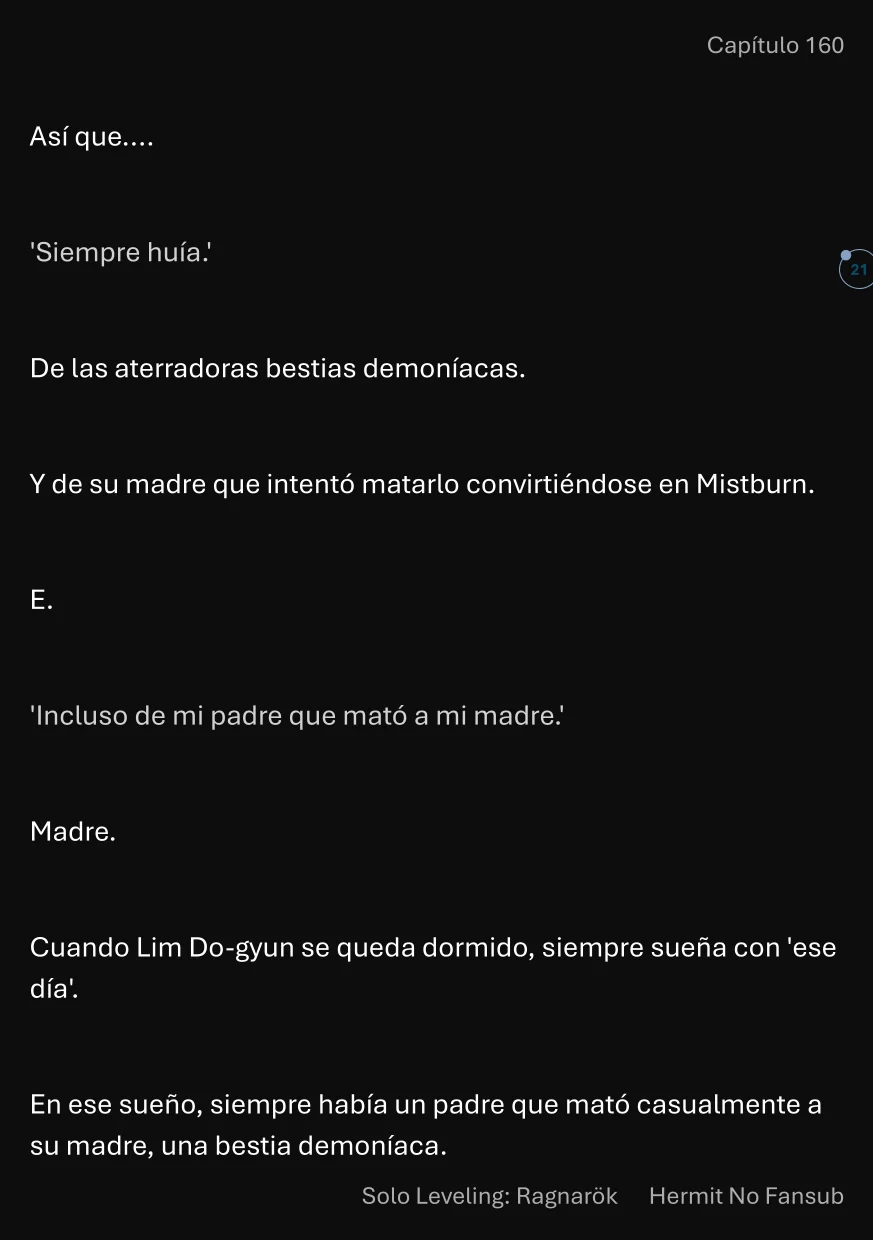 Página 22 del Manga