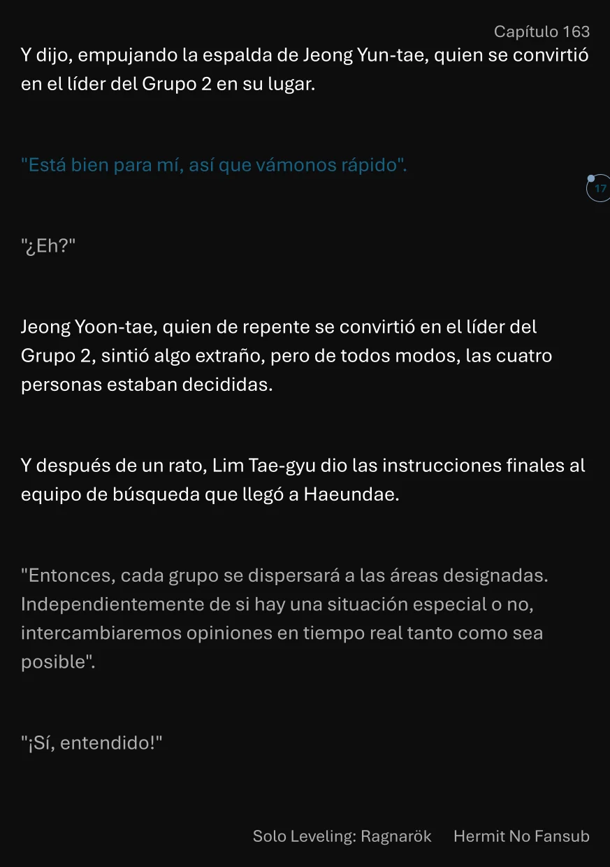 Página 18 del Manga