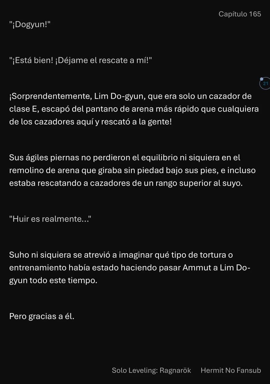 Página 22 del Manga