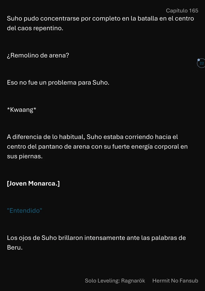 Página 23 del Manga