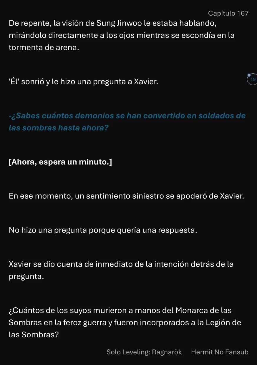 Página 20 del Manga