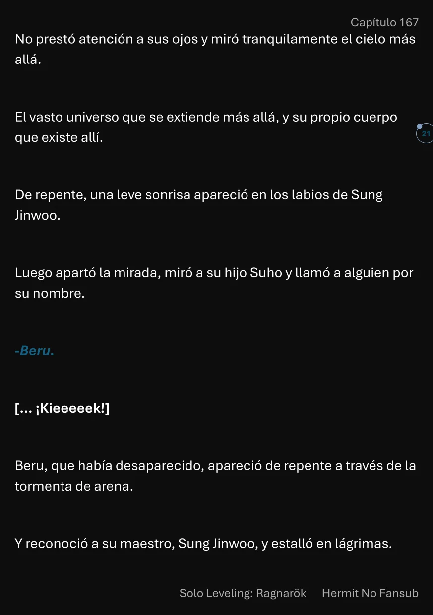 Página 22 del Manga