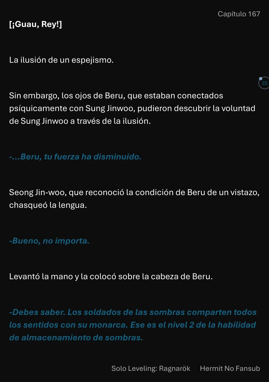 Página 23 del Manga