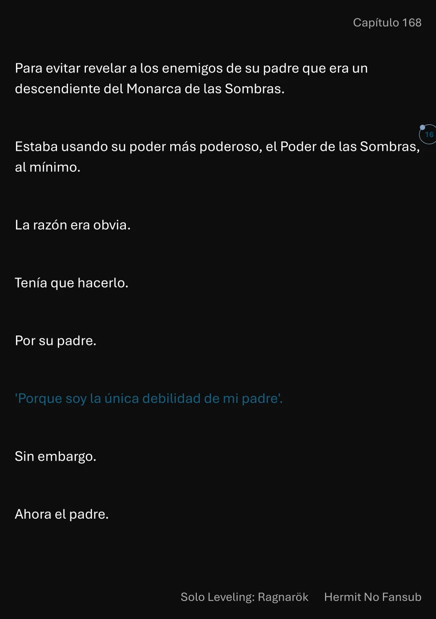 Página 17 del Manga