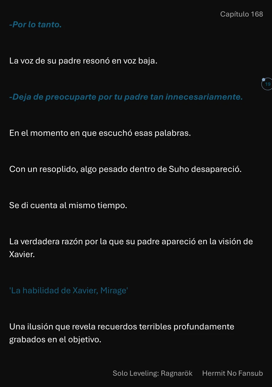 Página 20 del Manga