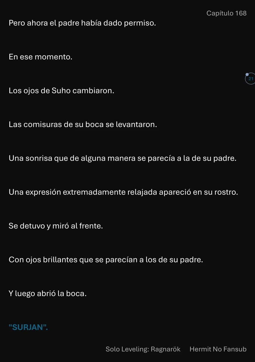 Página 22 del Manga