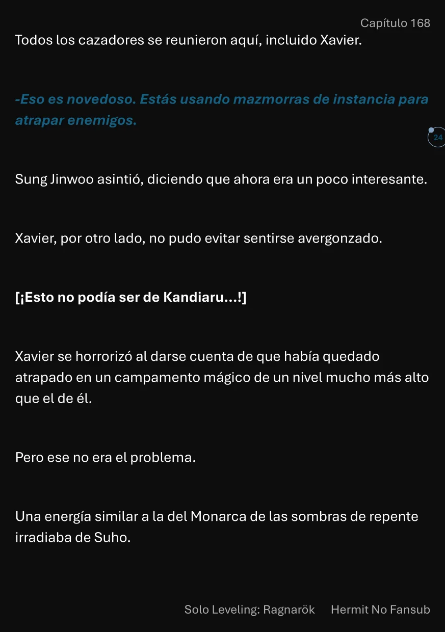 Página 25 del Manga