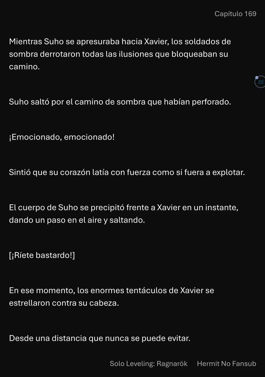 Página 23 del Manga