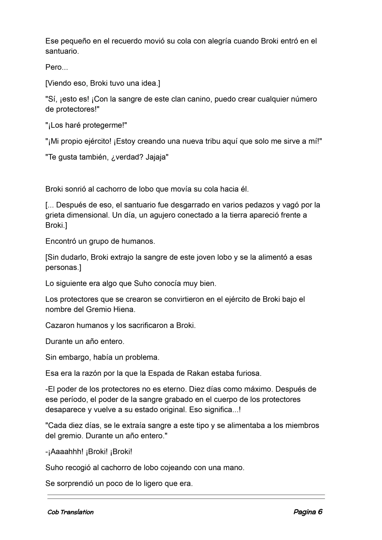 Página 6 del Manga