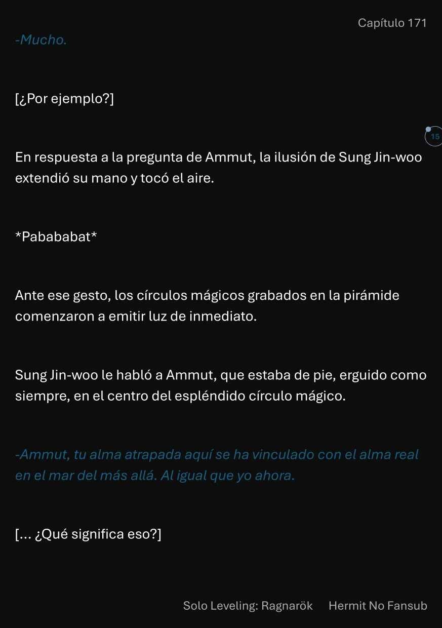 Página 16 del Manga