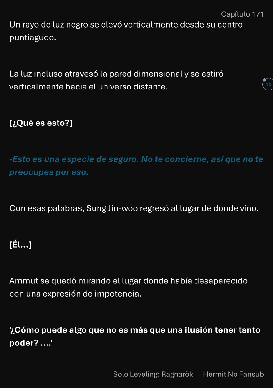 Página 20 del Manga