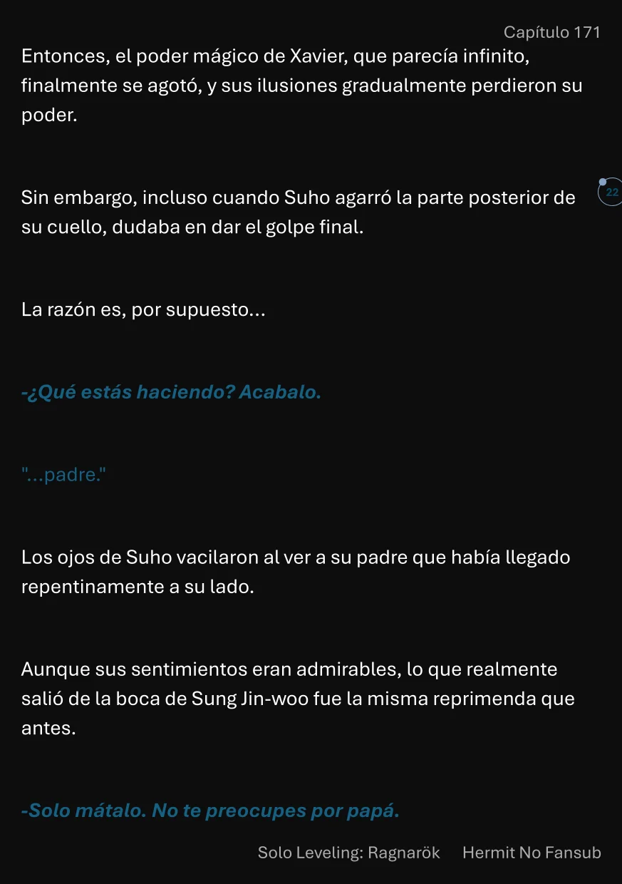 Página 23 del Manga