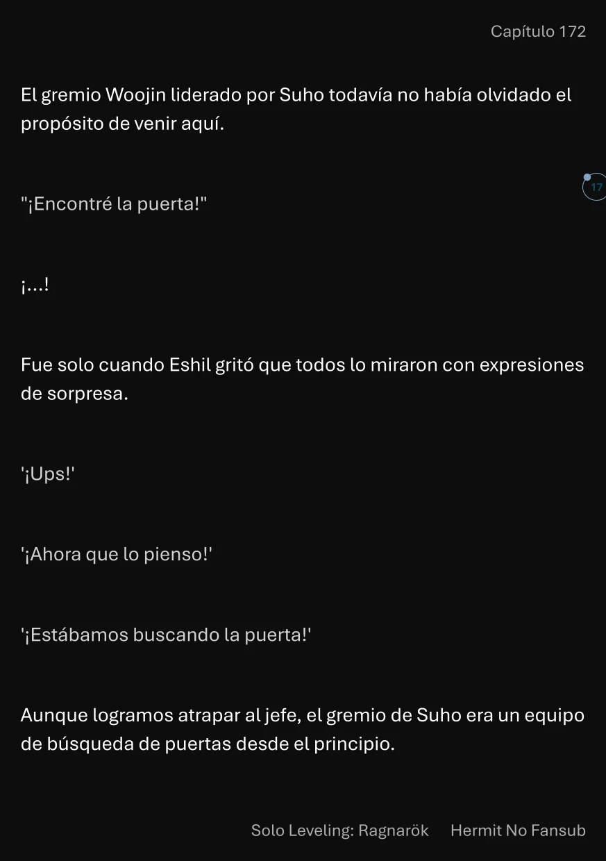 Página 18 del Manga