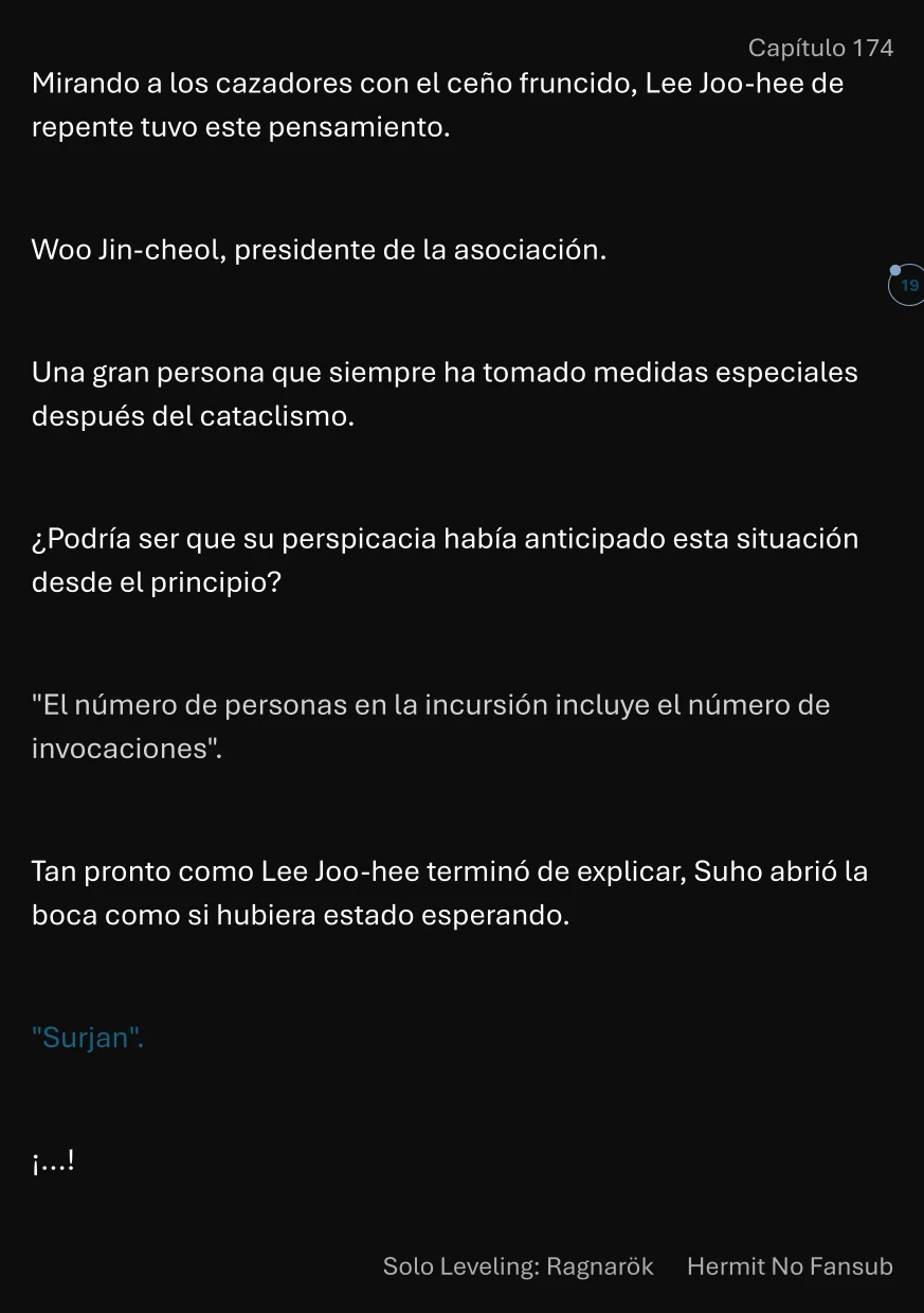 Página 20 del Manga