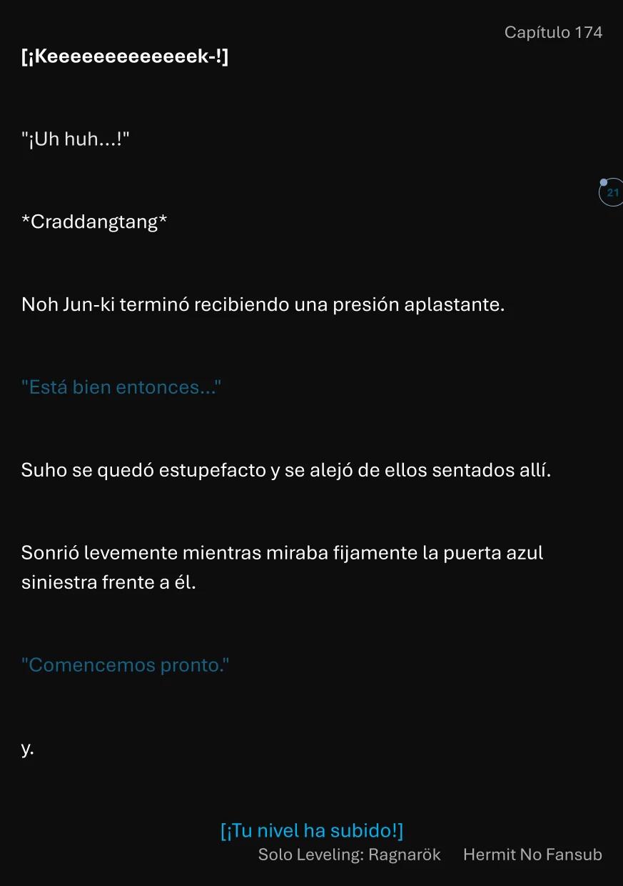 Página 22 del Manga