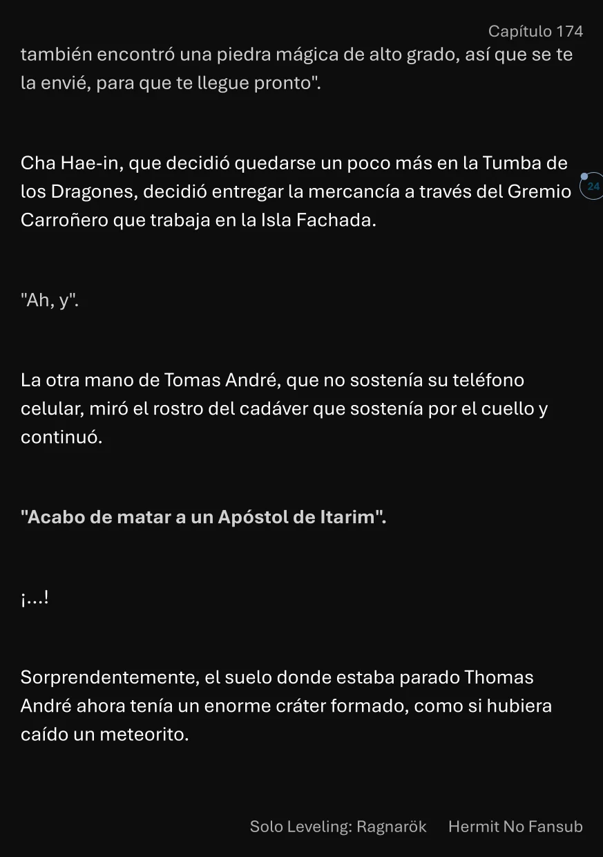 Página 25 del Manga