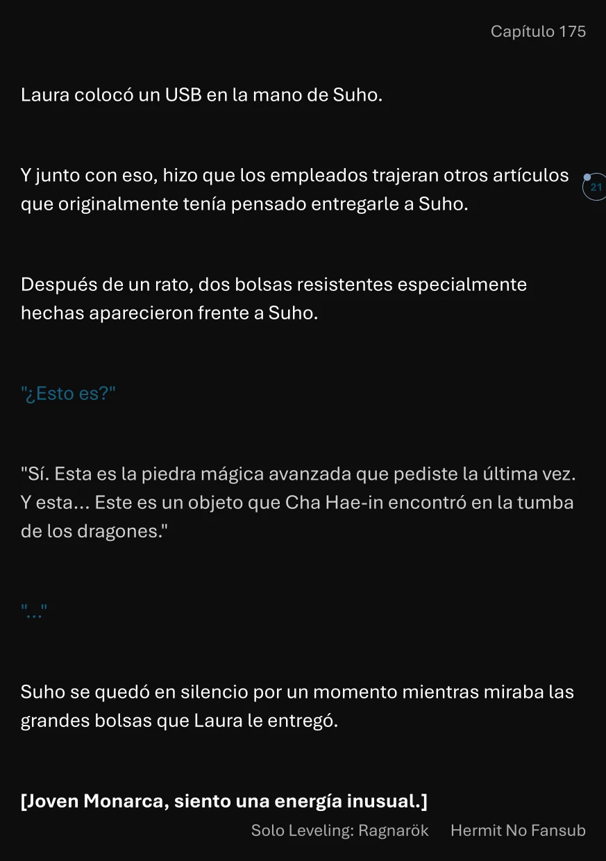 Página 22 del Manga