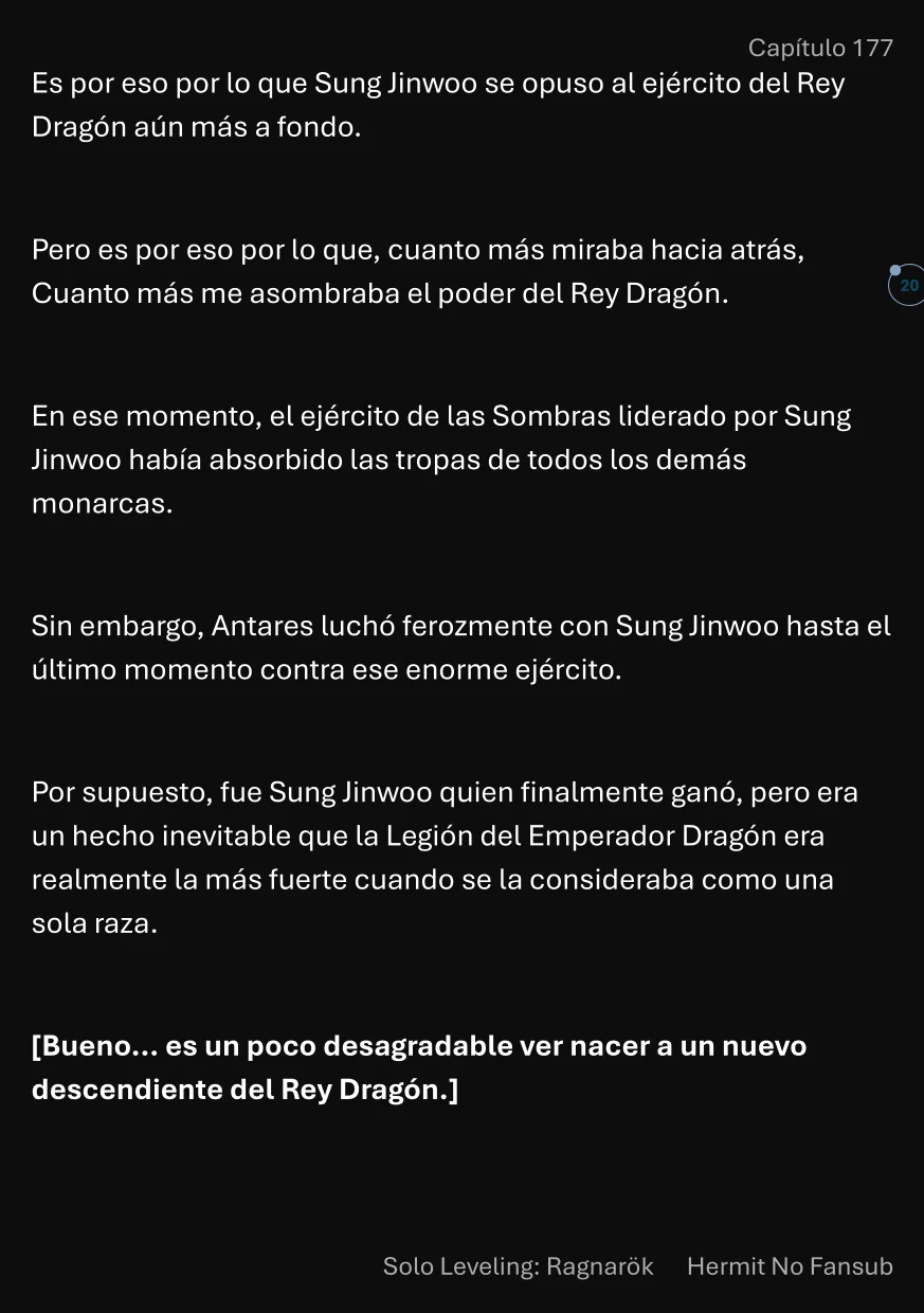 Página 21 del Manga