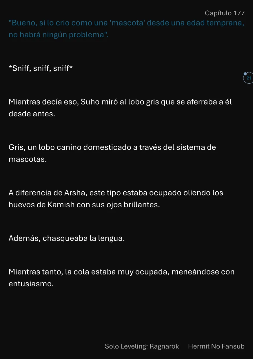 Página 22 del Manga