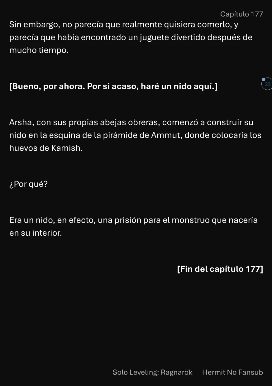 Página 23 del Manga