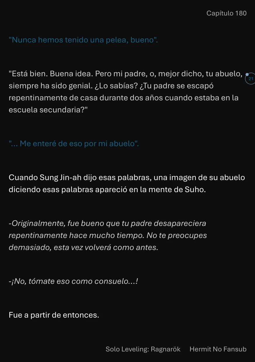 Página 22 del Manga