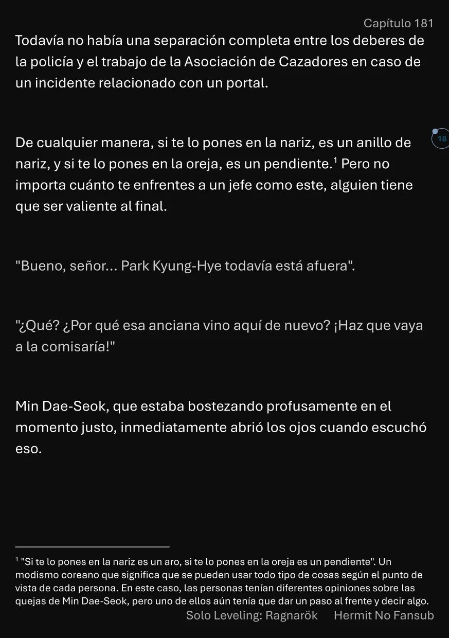 Página 19 del Manga