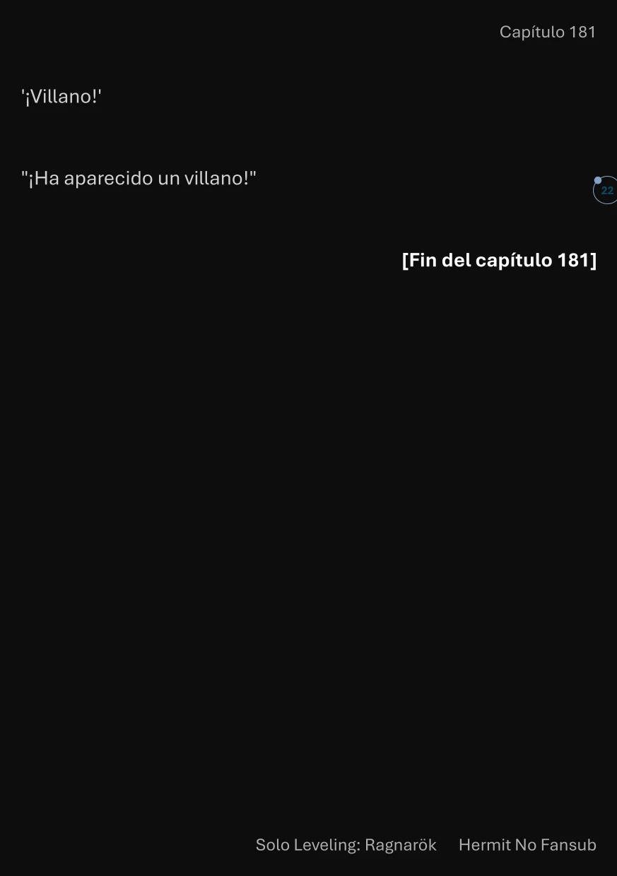 Página 23 del Manga