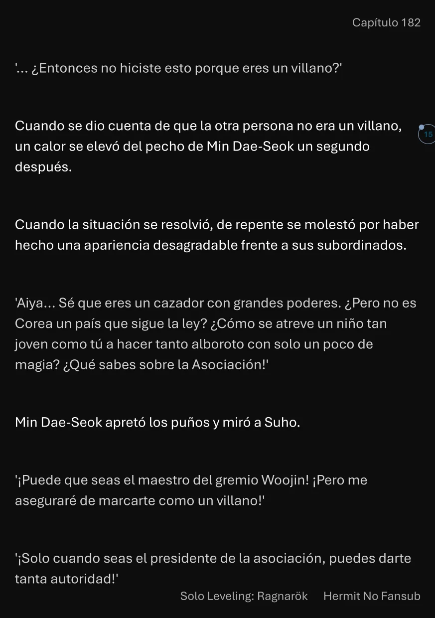 Página 16 del Manga