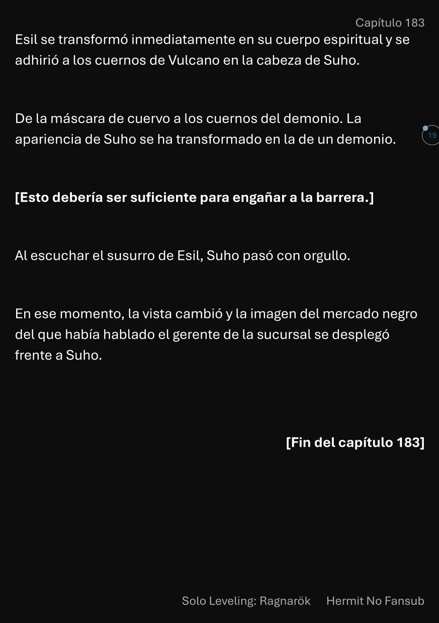 Página 20 del Manga