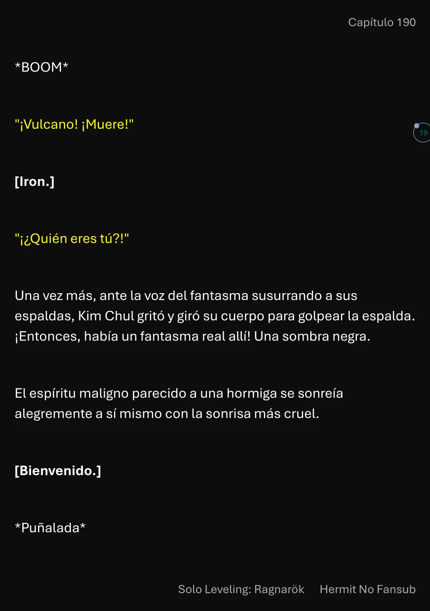 Página 20 del Manga