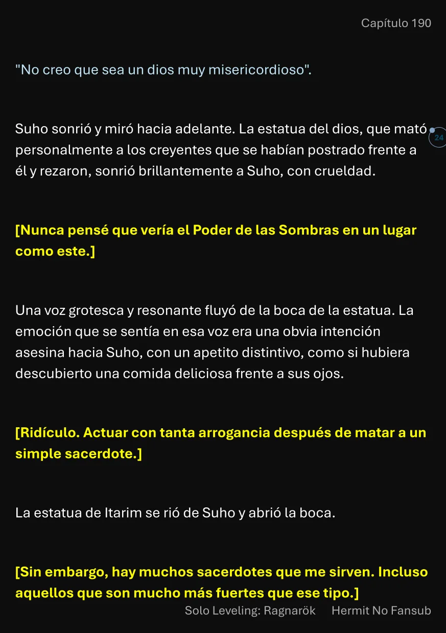 Página 25 del Manga