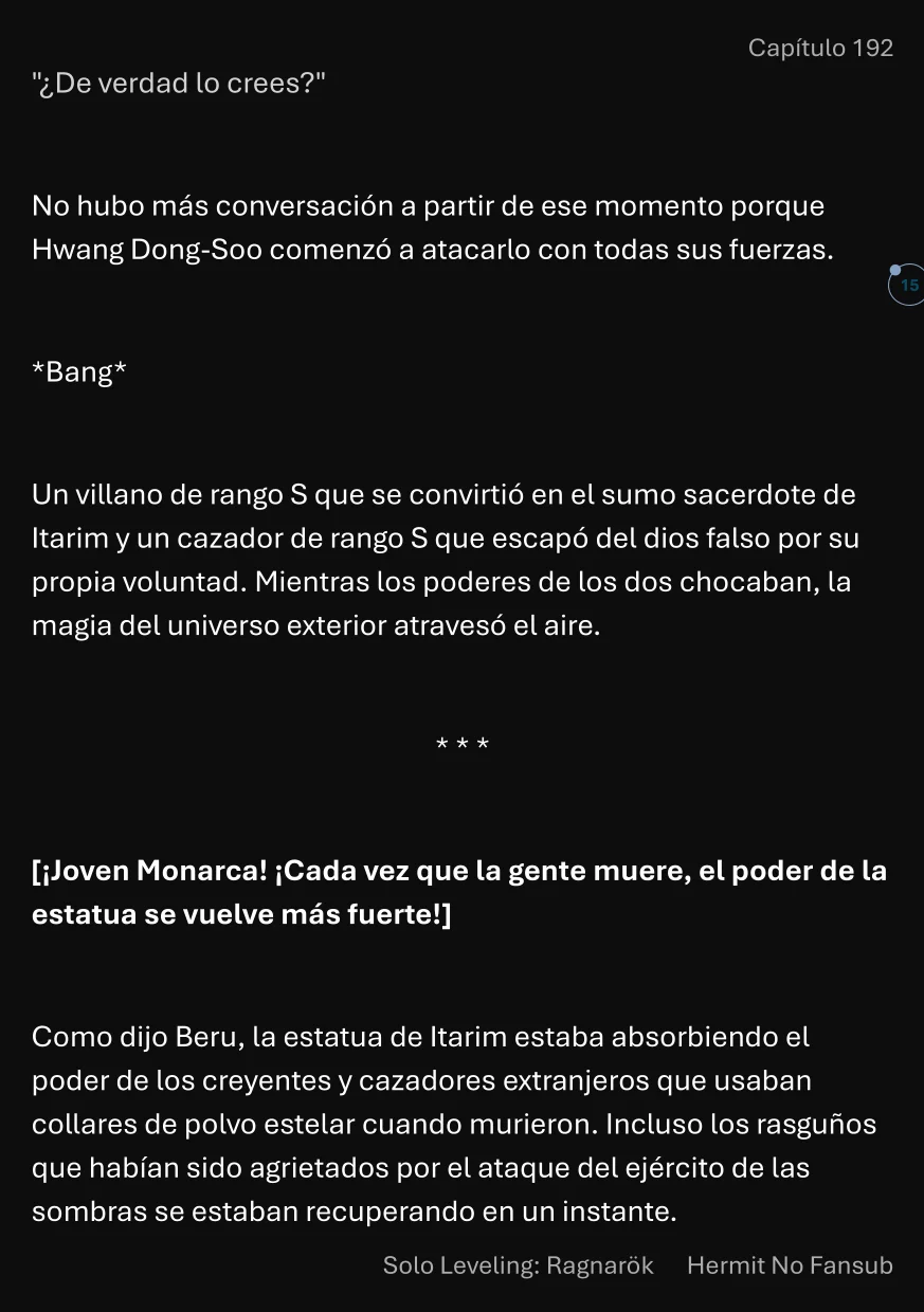 Página 16 del Manga