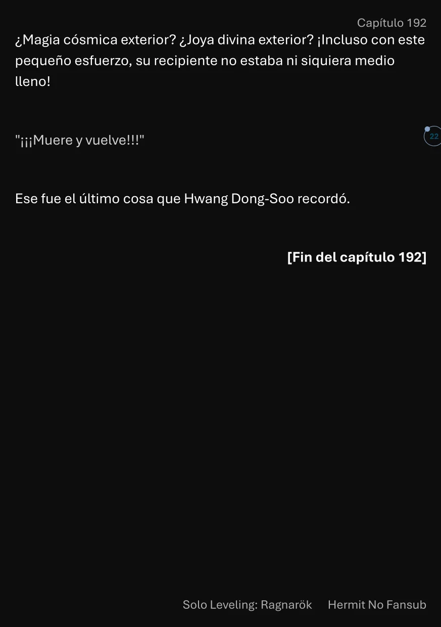 Página 23 del Manga