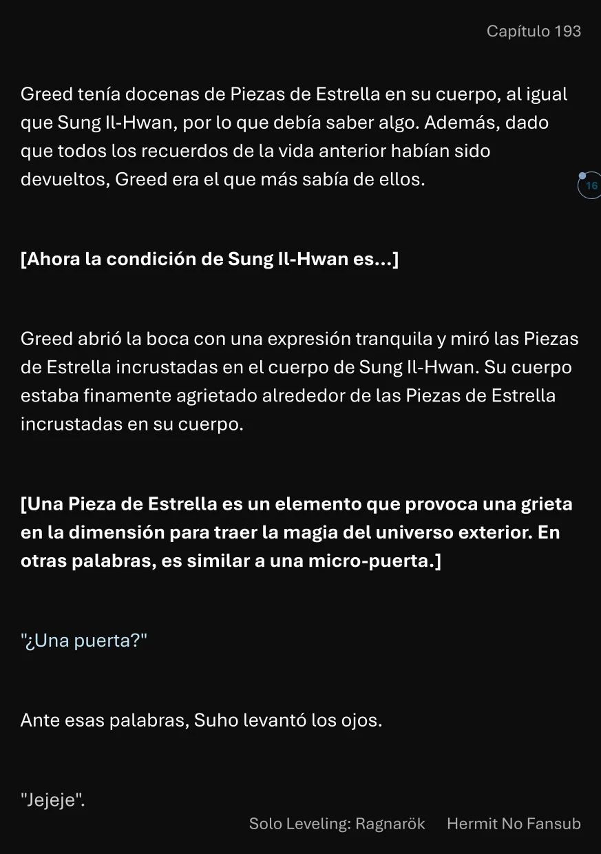 Página 17 del Manga