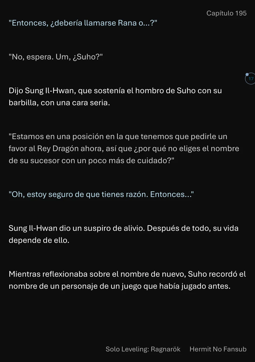 Página 18 del Manga