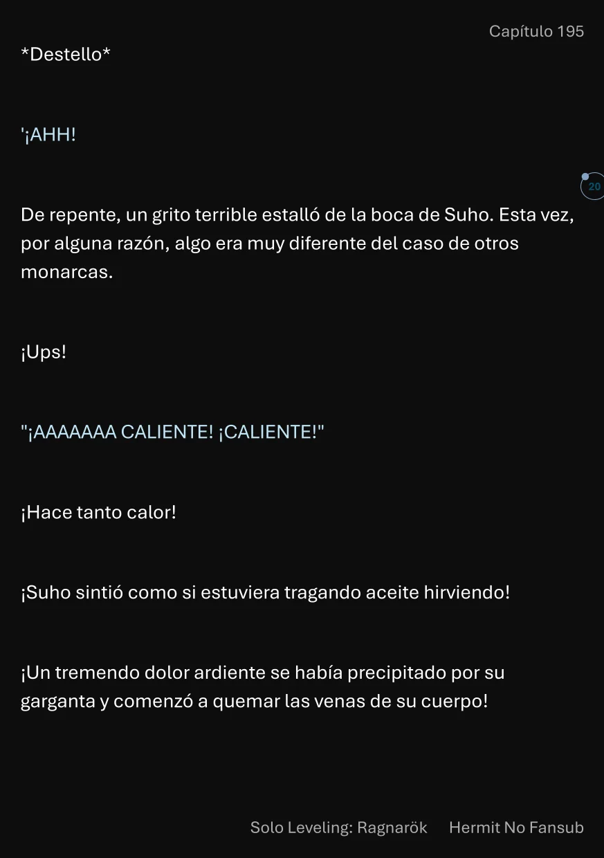 Página 21 del Manga