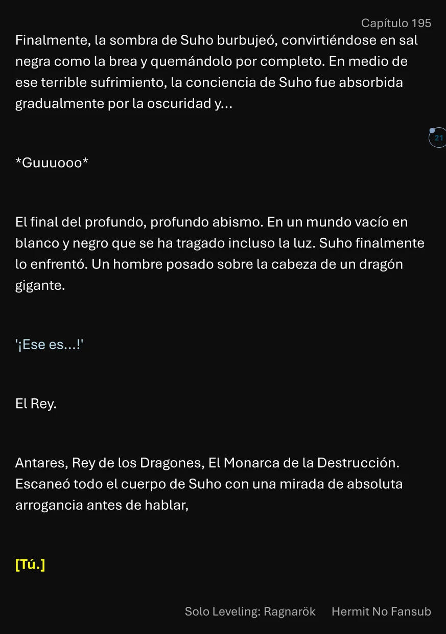 Página 22 del Manga